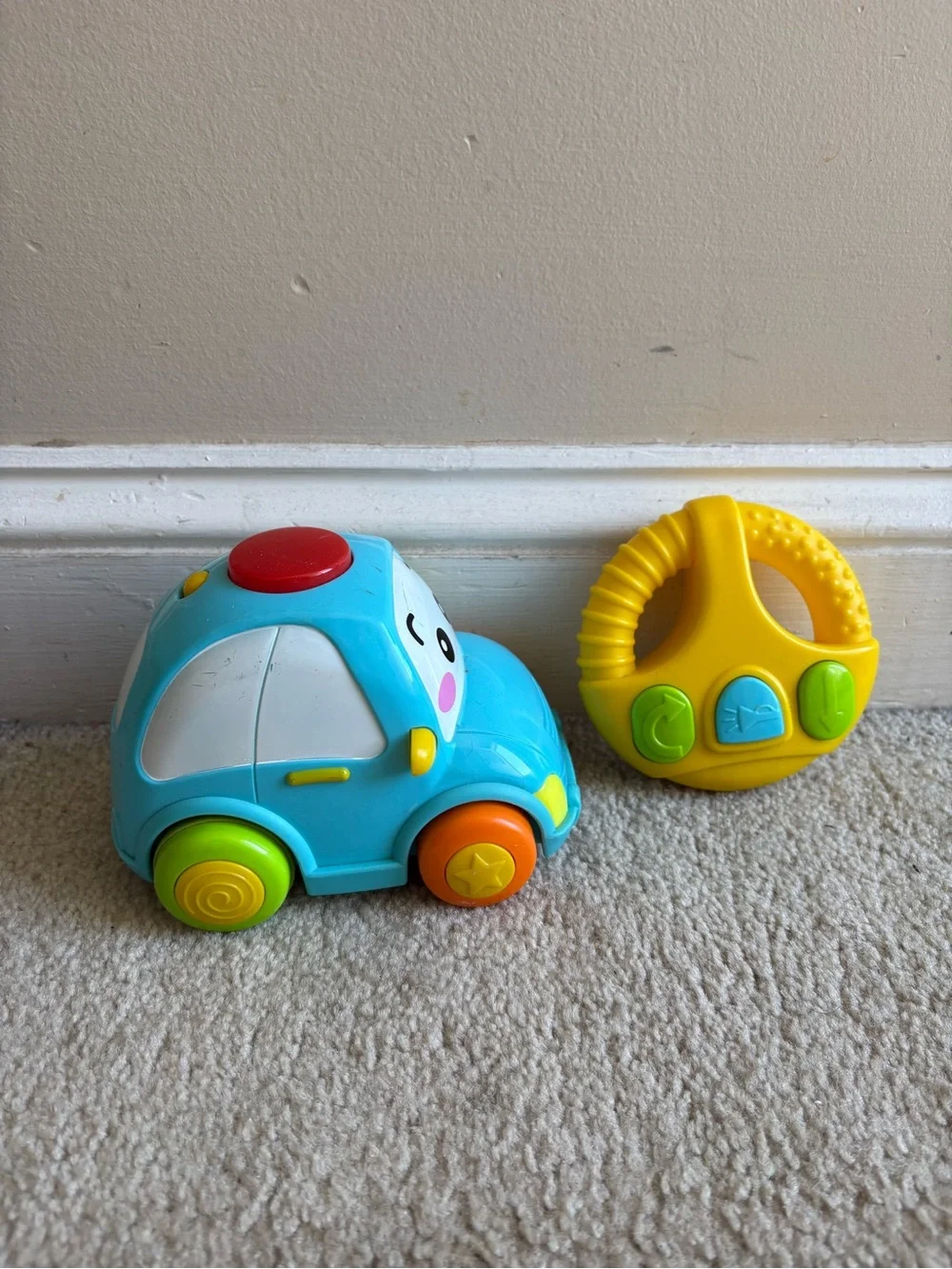 My first remote control car for toddlers - lights and sounds